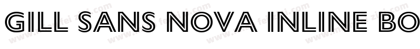 Gill Sans Nova Inline Bold字体转换
